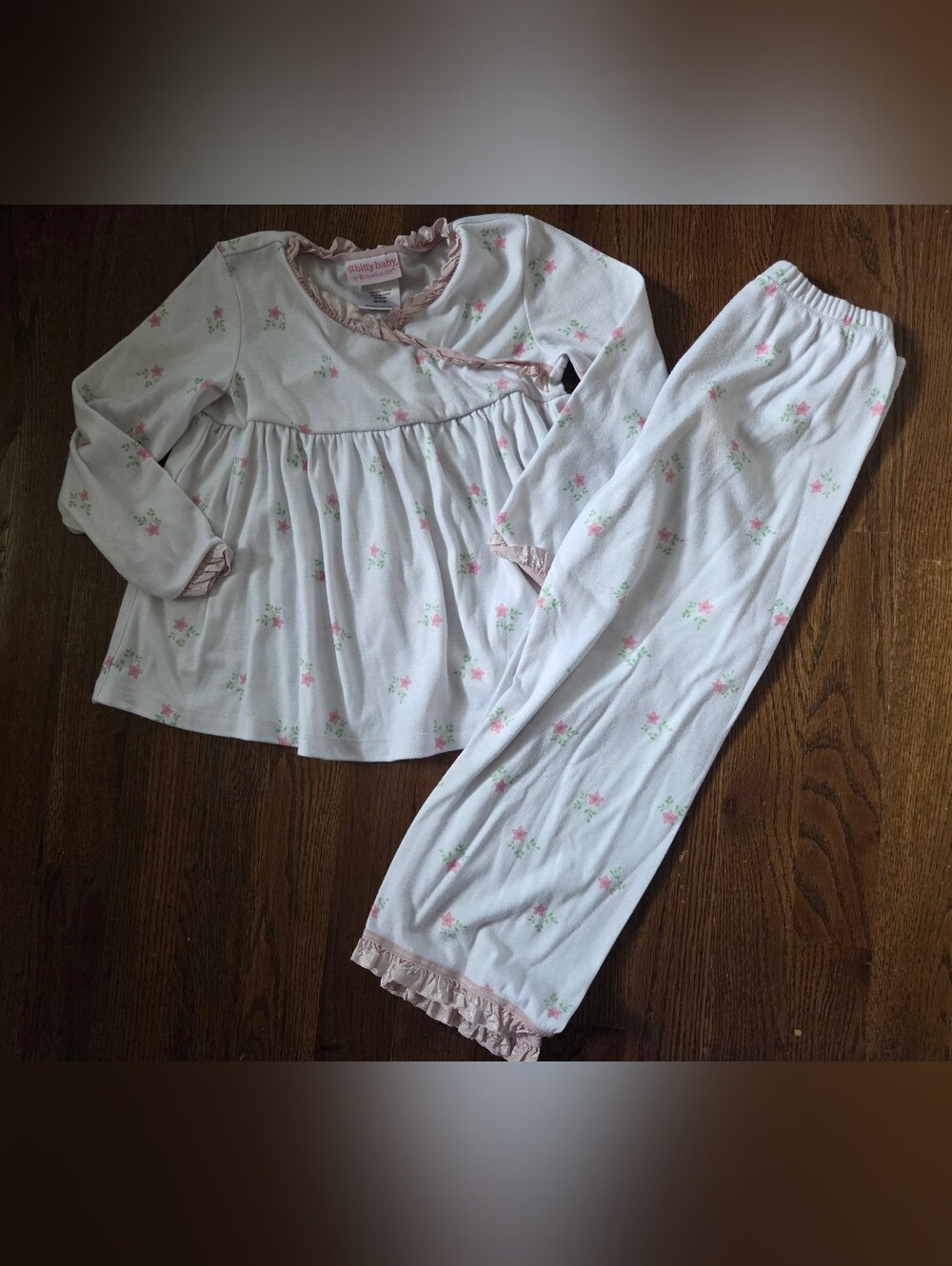 Bitty Baby Girls M 4/5 Flower Pajamas
